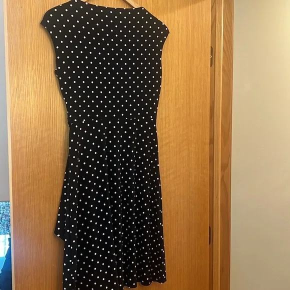 Polka dot black and white Lauren Ralph Lauren Dress - Picture 5 of 6